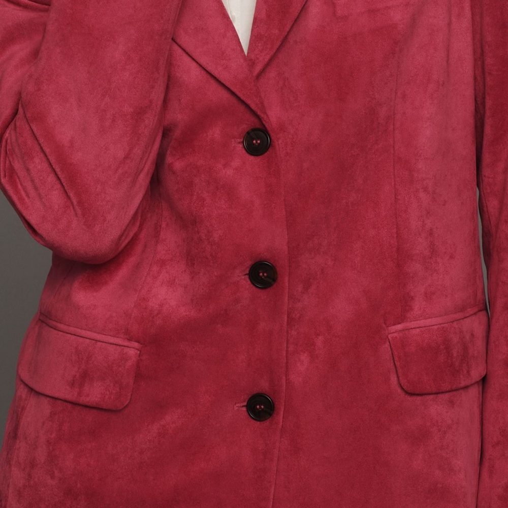 Women's Faux Suede Boyfriend Jacket